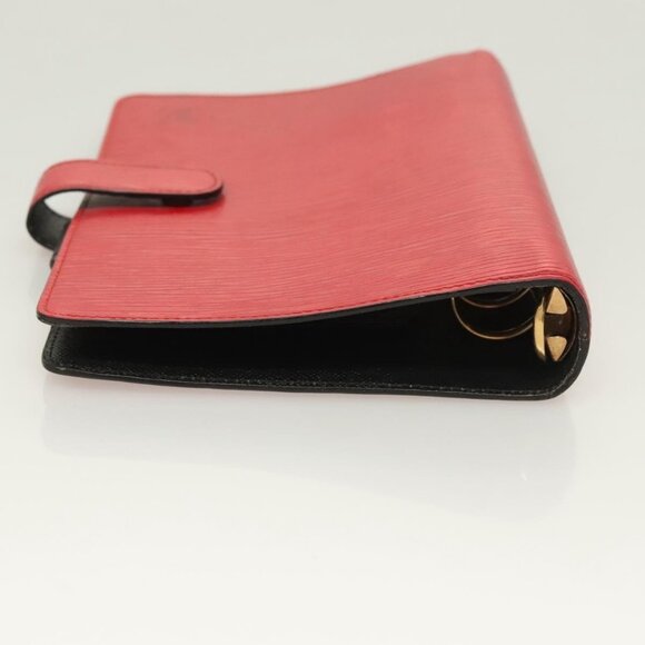 LOUIS VUITTON Epi Agenda MM Day Planner Cover Red R20047 LV Auth ki5772 - Picture 6 of 16